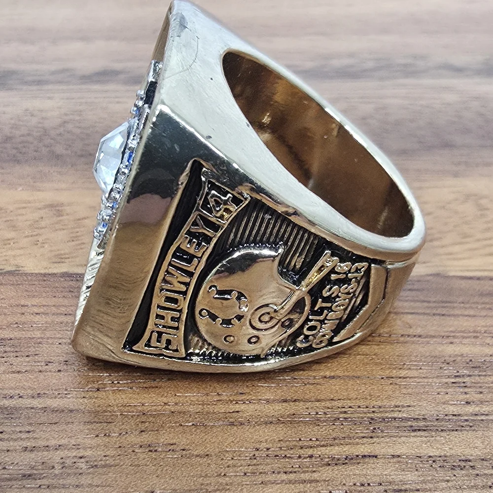 Baltimore Colts Championship Ring 1970 Men's Sz 10 Fan Edition‎ Gold Superbowl